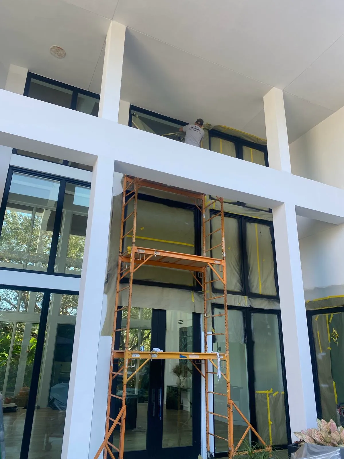 Luxury house impact door frames - Before