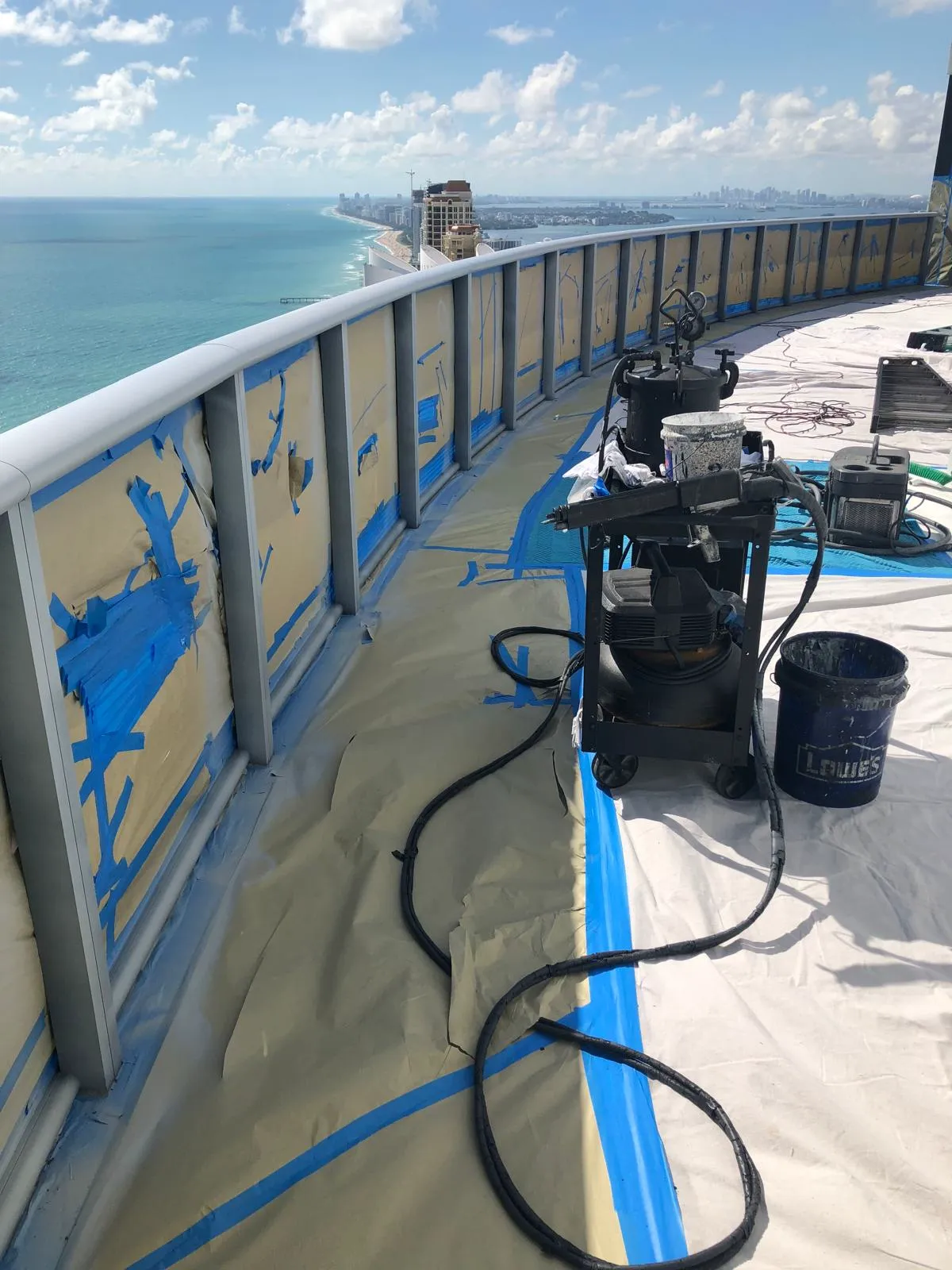 Balcony railings project