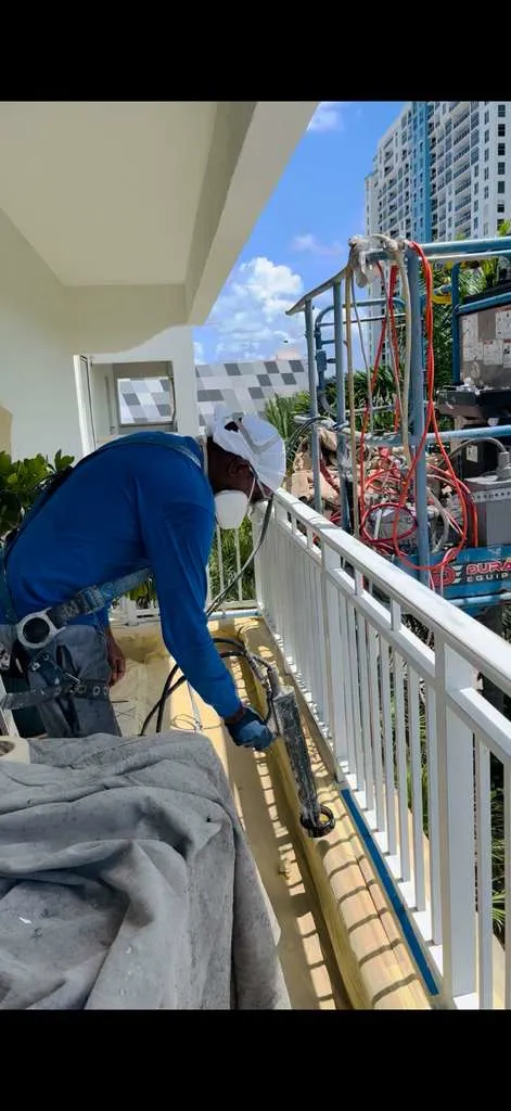 Balcony railings project in Miami