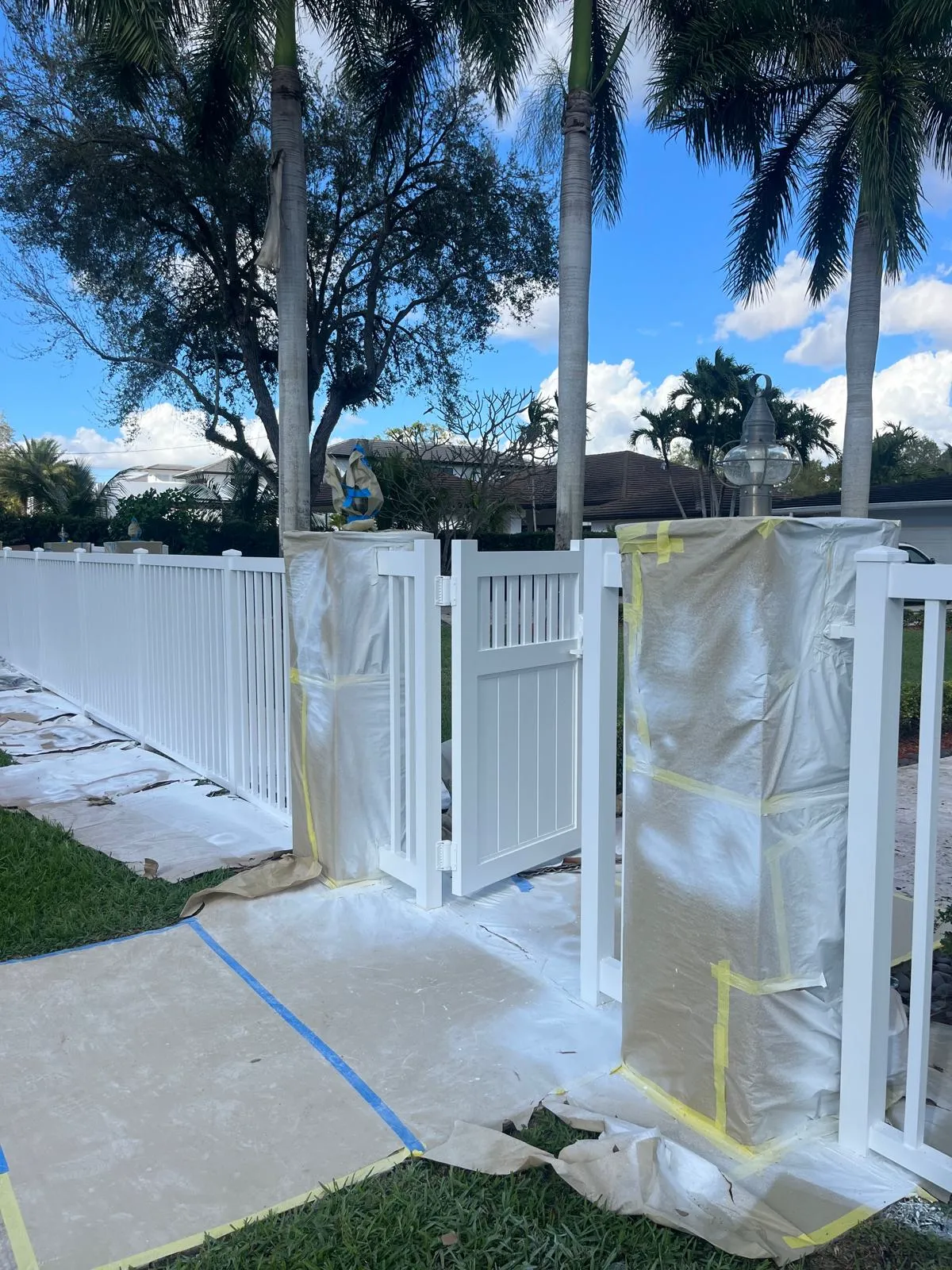 Fences and gates project in Miami
